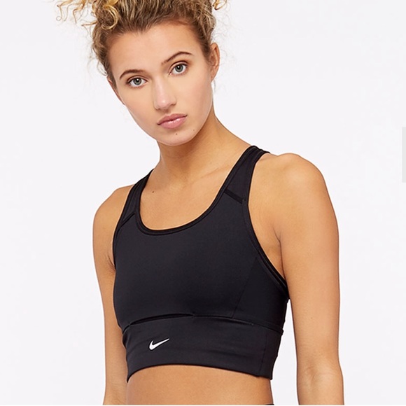 Nike Other - New Nike Swoosh Pocket Dri-Fit Black Sports Bra